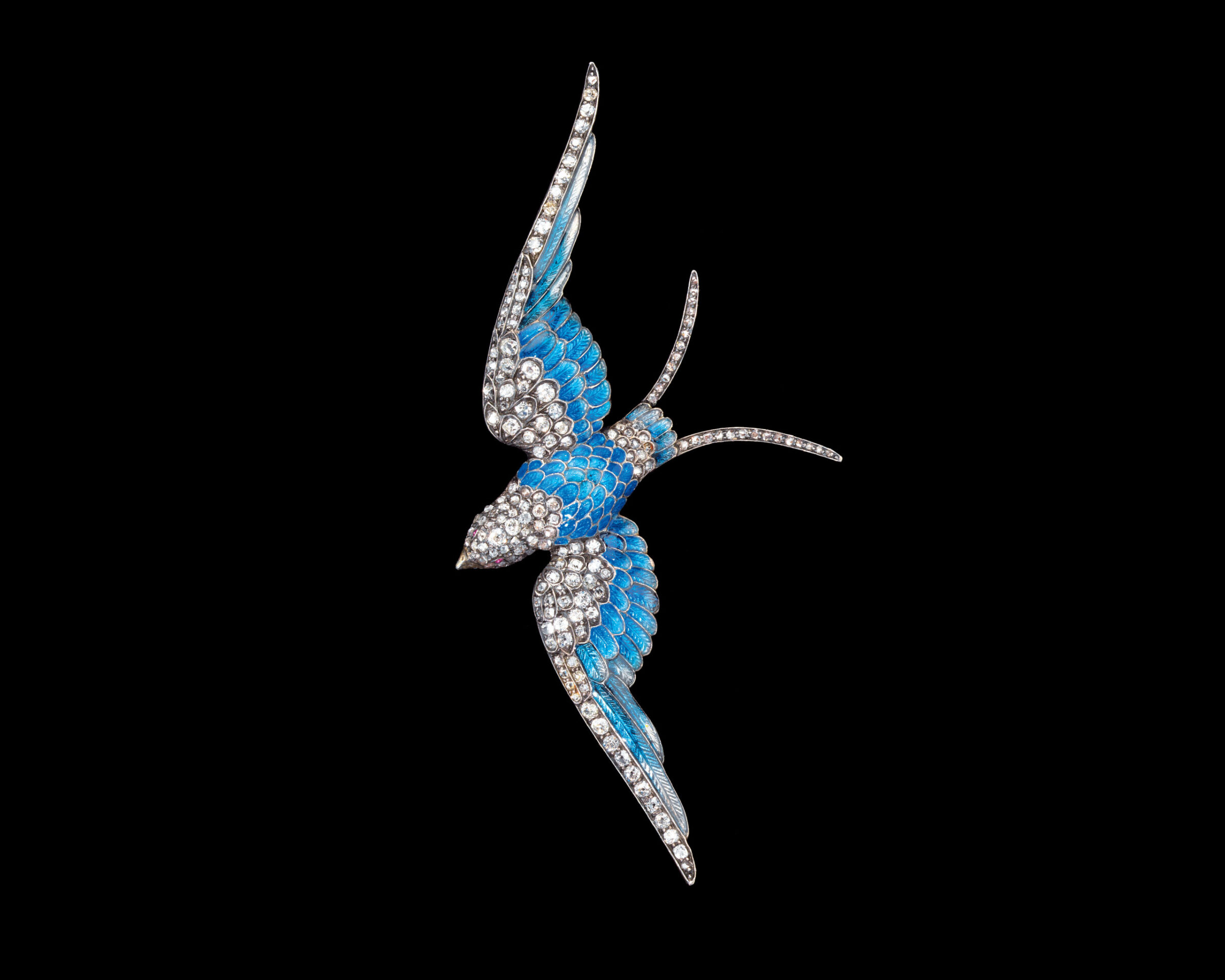 Blue Bird Pin - Read My Pins: The Madeleine Albright Collection